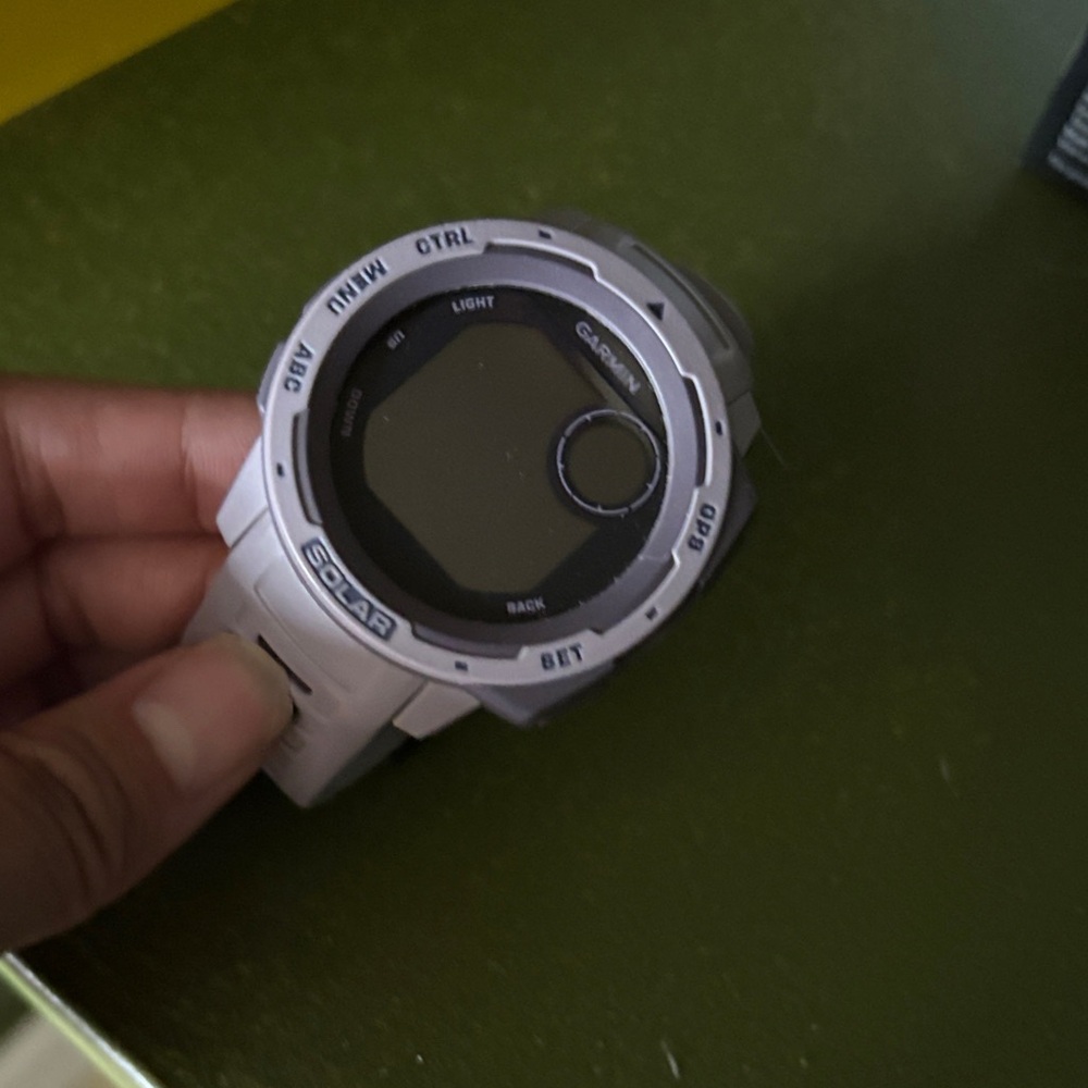 Solar-Powered Gray Smartwatch
